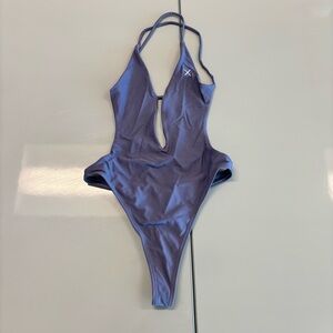 Boutine LA Purple One-Piece Swimsuit. Size Small